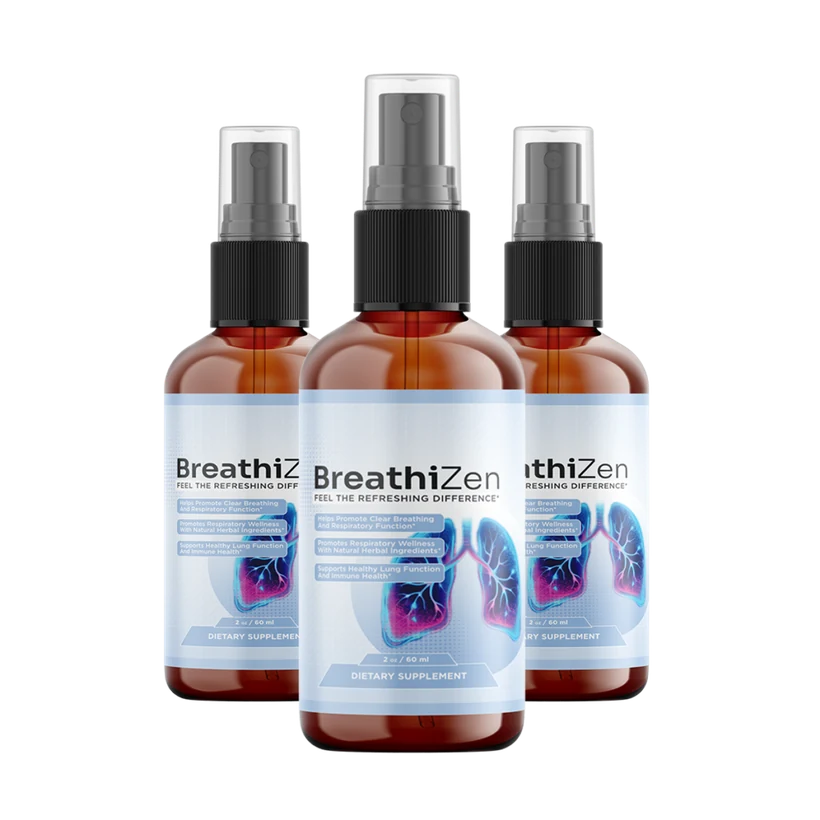 BreathiZen three bottle pack on a light background